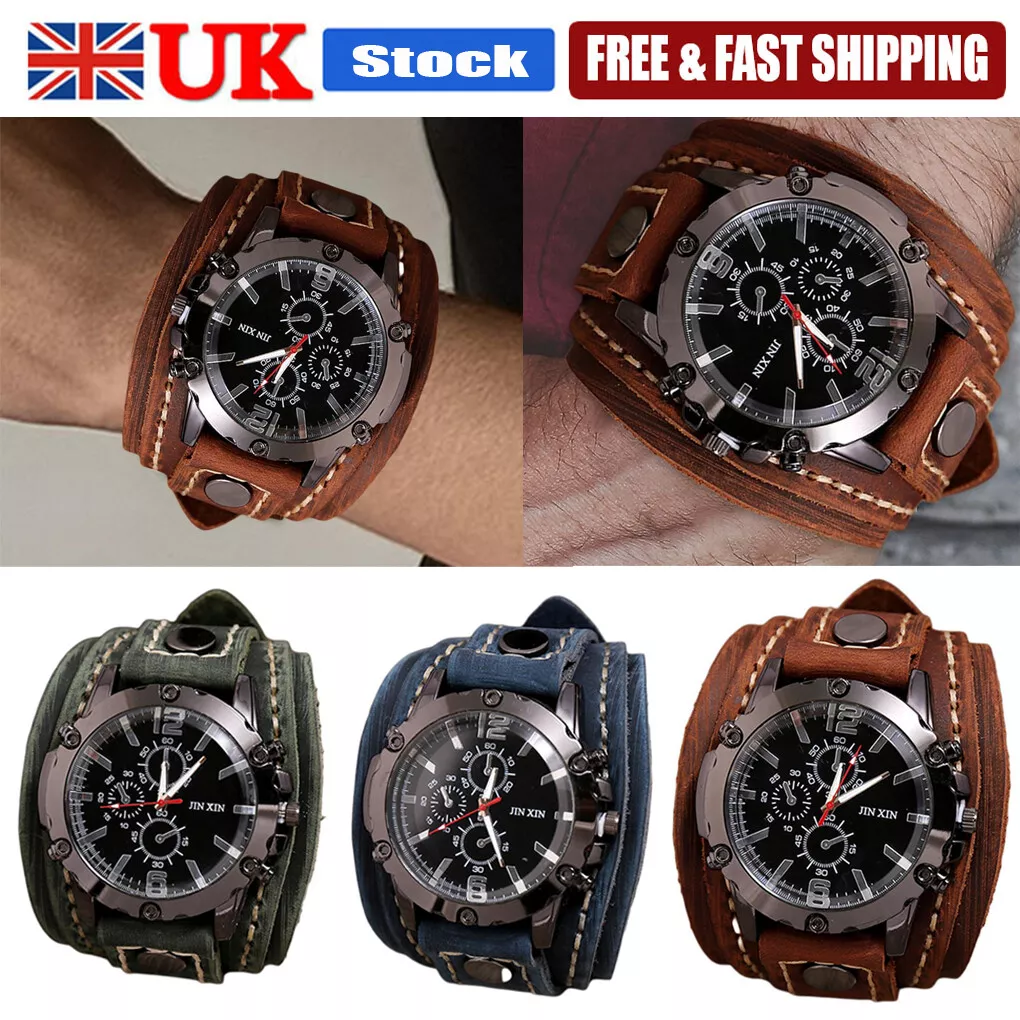 Mens wide deals band watches