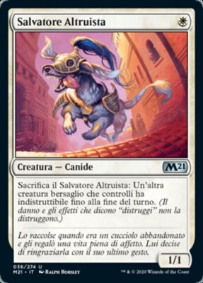 MTG SELFLESS SAVIOR EXC - ALTRUISTISCHER RETTER - M21 - MAGIC