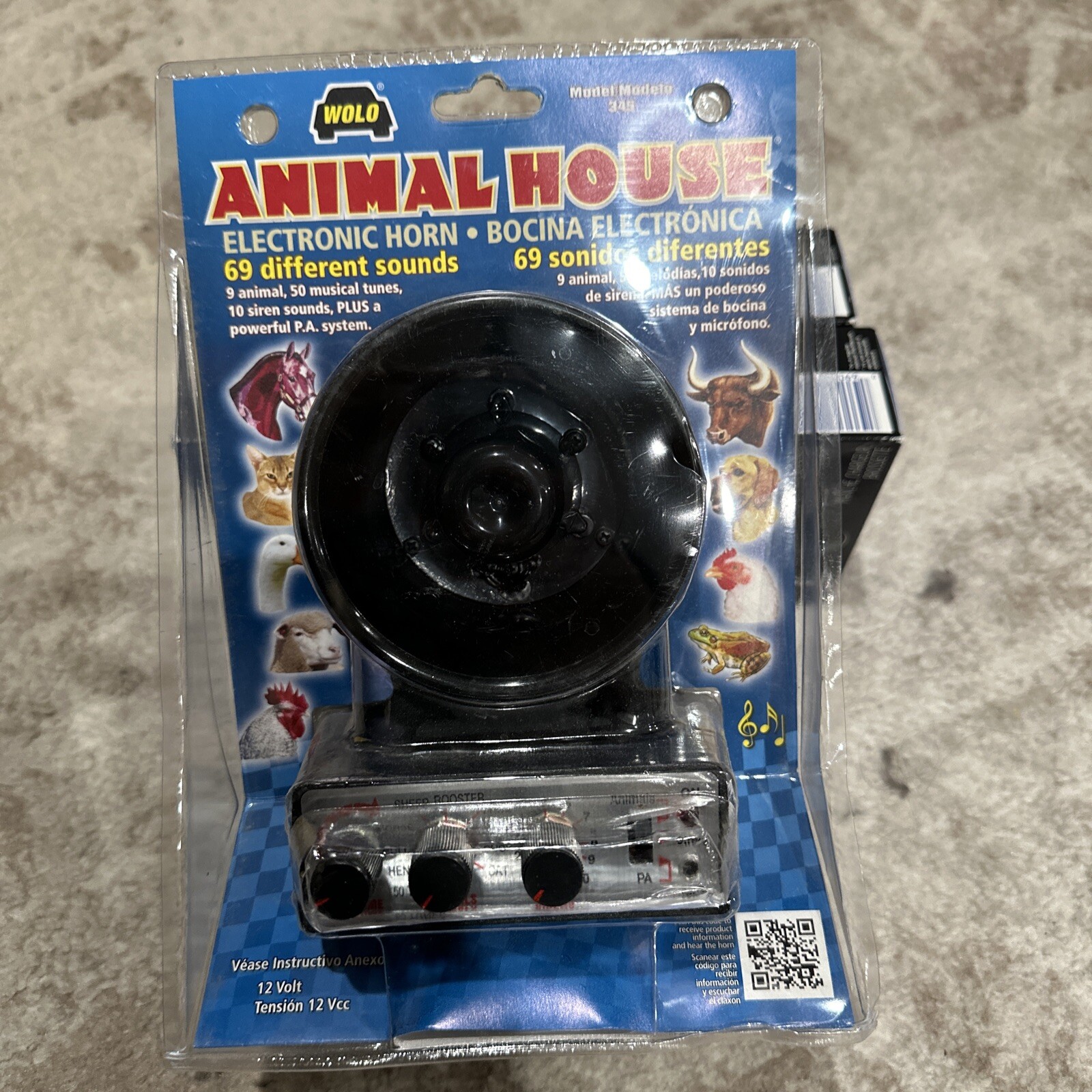 Wolo 345 Animal House Electric Musical Horn 12V Vehicles , 69 Sounds eBay
