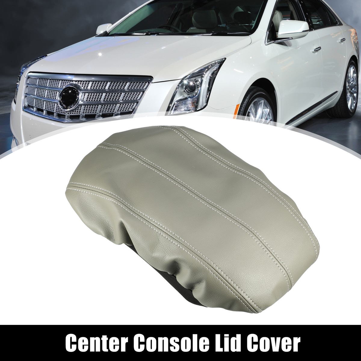 Car Center Console Armrest Cover for Cadillac XTS 2013-2019 Faux