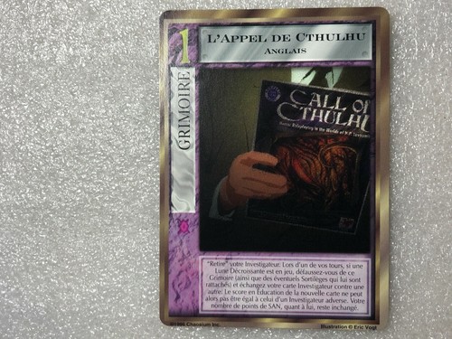 L'APPEL DE CTHULHU - EDITION COLLECTOR - LIMITEE 150 EX