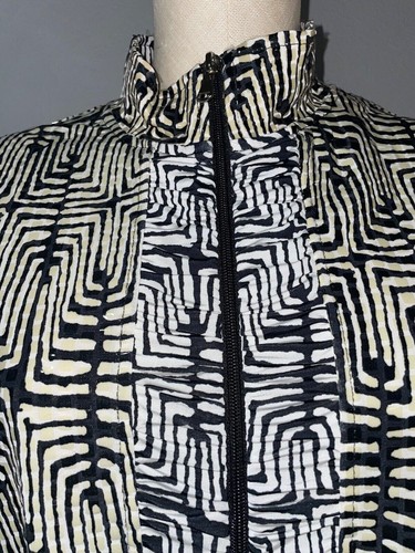 Erin London Women’s Knit Stretch Sequin Evening Blazer Jacket size XL Zip Up - Picture 2 of 12