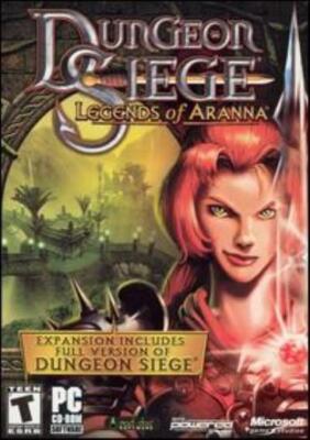 Dungeon Siege: Legends of Aranna w/ Manual PC CD RPG game + add-on! SMALL BOX