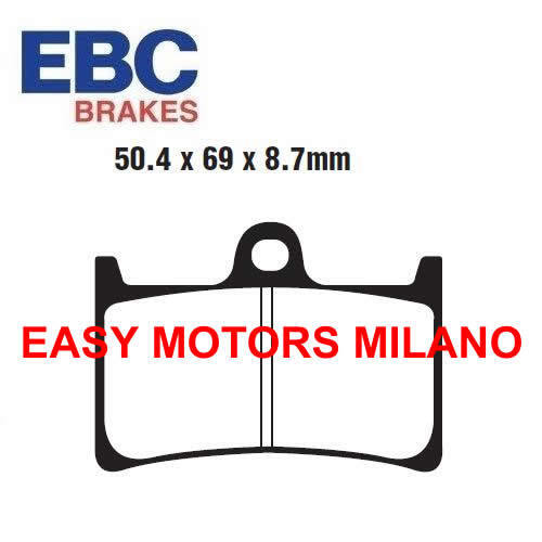 FA252 EBC Paire Plaquettes de Frein Avant ABS Yamaha FJR 1300 Cc 2003-2005 - Photo 1/1