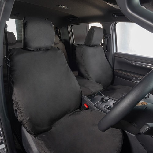 FORD RANGER WILDTRAK SEAT COVERS TAILORED WATERPROOF HEAVY DUTY (2016 ONWARDS) - Picture 50 of 60