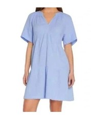 Gap Women's Gauze Tiered Dress Size X-Small Blue