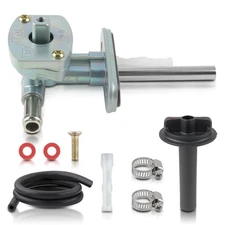 Fuel Valve Petcock & Lever For Yamaha Grizzly 660 YFM660F FA FH 4x4 2002-2008
