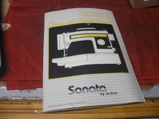 SONATA BY JO-ANN 555 Sewing Machine Instruction Users Manual