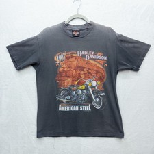 Vintage Harley Davidson Fort Lauderdale FL T Shirt Single Stitch Size L READ 