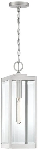 Quoizel Westover 20 3/4" High Silver Outdoor Hanging Light - Picture 2 of 5