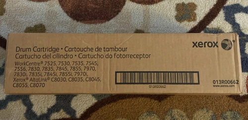 New Sealed Box Genuine Xerox 013R00662 Drum Cartridge