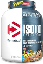 Dymatize x Fruity Pebbles ISO100 Whey Protein Powder 75 Servings (Pack of 1) 