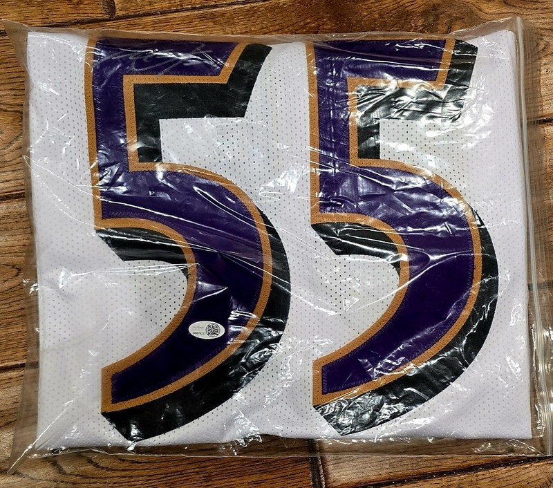 BALTIMORE RAVENS TERRELL SUGGS AUTOGRAPHED JERSEY! JSA Cert, XL,  (Pro Bowl 7x)!