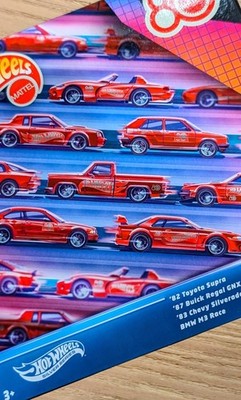 HOT WHEELS 2025 SILVER SERIES MATTEL 80th ANNIVERSARY BOX SET - 8 PACK -USA-