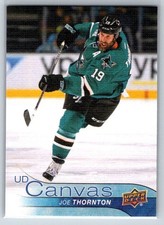 2016-17 Upper Deck Series 1 UD Canvas #C70 Joe Thornton San Jose Sharks