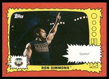2021 Topps Heritage WWE Superstars Speak #SS-10 Ron Simmons wrestling card