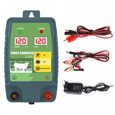 3 J/12KV Electric Fence Charger 12KM for Wildlife Prevention Farm PoultryGarden