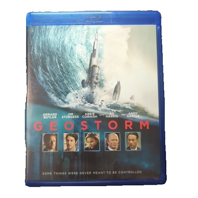 GEOSTORM (BLU-RAY) VG Disc + Cover Art - NO CASE