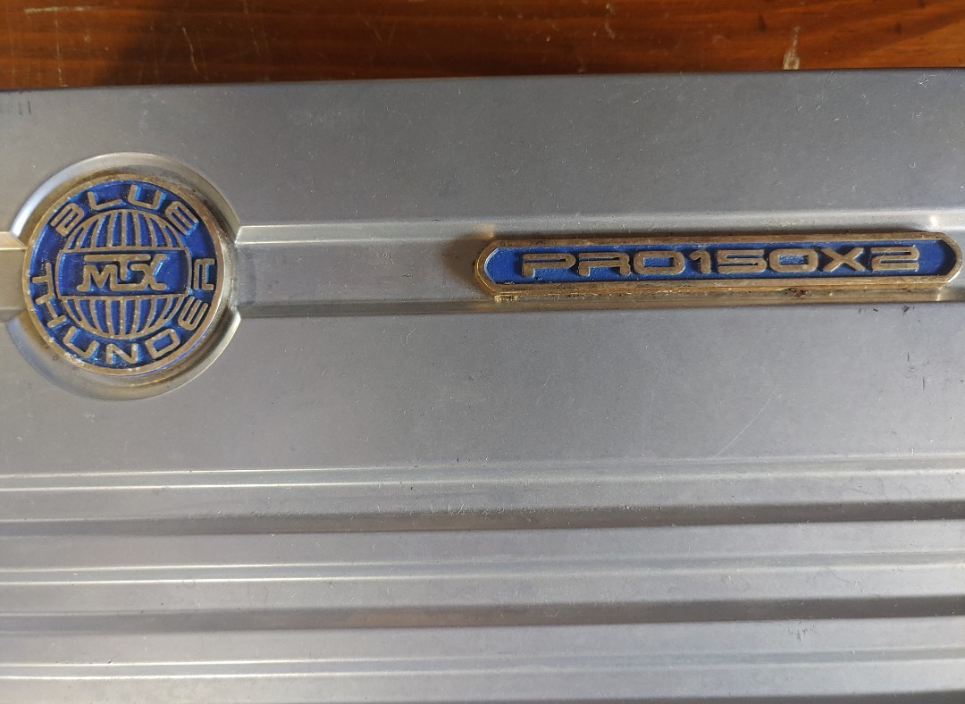 Old School Vintage MTX Blue Thunder PRO 150x2 Car Amplifier