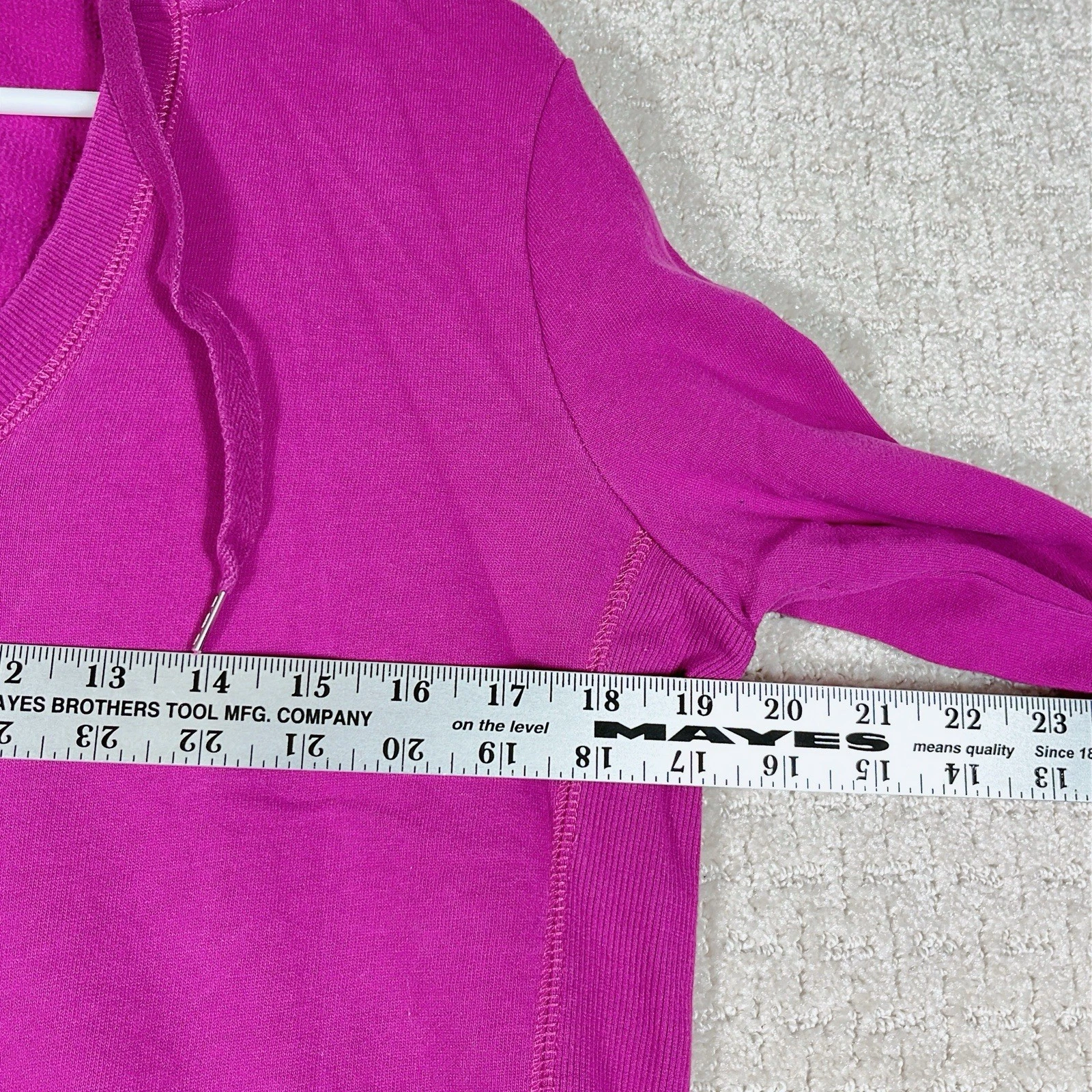 UNDERCOVER Felpa Victoria’s Secret rosa con cappuccio donna taglia media rosa caldo scollo a V