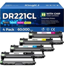 4 PCS DR-221CL Drum Unit Compatible With Brother HL-3140CW HL-3170CDW MFC-9130CW