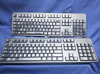 Dell KB212-B USB Wired Keyboard (Lot of 2) Tested