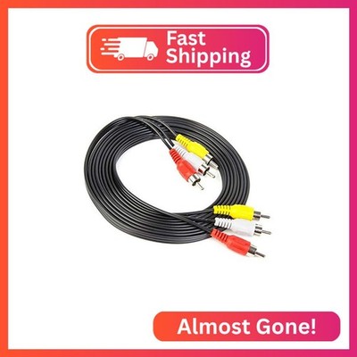 XENOCAM 15FT RCA Audio/Video Composite Cable DVD/VCR/SAT Yellow/White/red connec