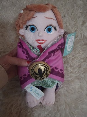 Disney Parks Baby Anna In A Blanket Plush Toy
