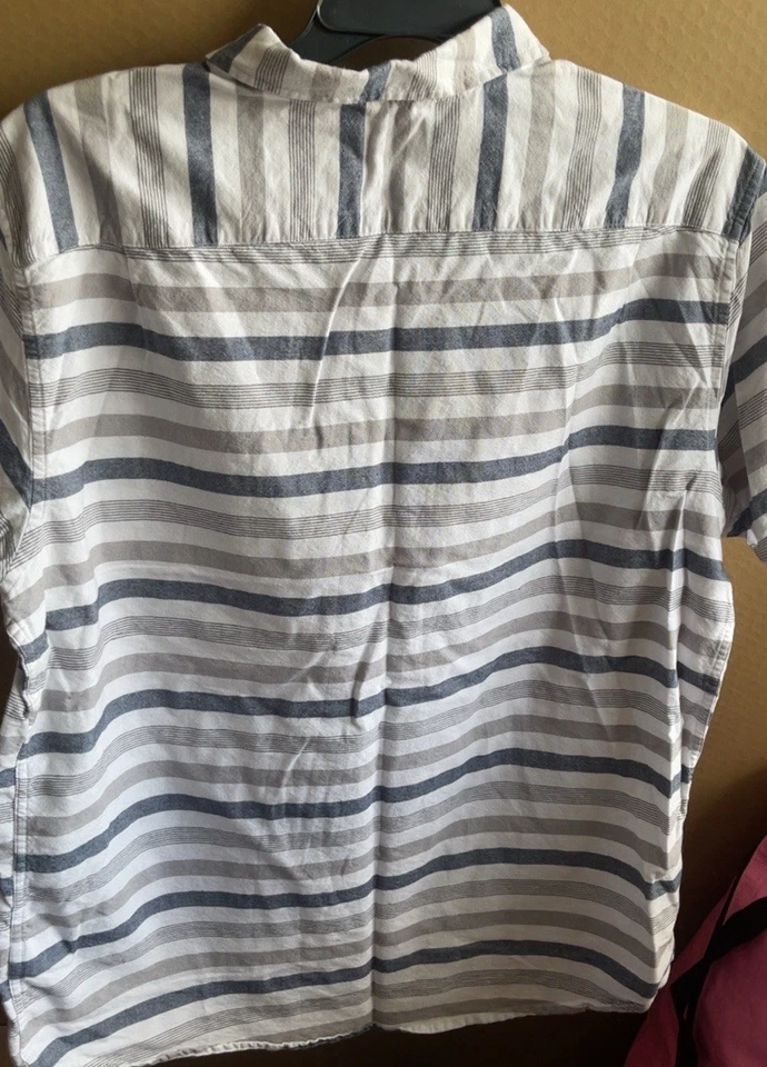 EDICIONES BÁSICAS 2XL CAMISA ABOTONADA MANGA CORTA BLANCA Foto 4 de 4