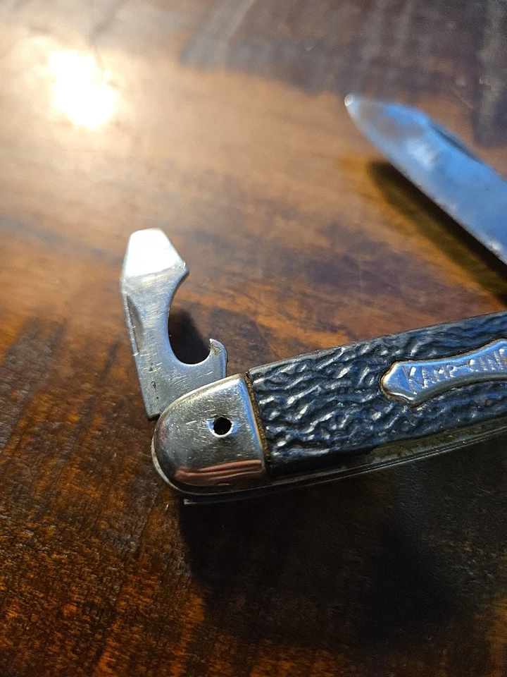 Cuchillo Camper Imperial Kamp King Ireland vintage mango negro Foto 4 de 4