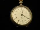 Antique Elgin 1800's Railroad Pocket Watch for Parts or Repair