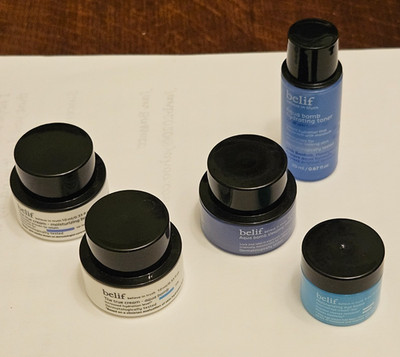 Set of 5 Belif Believe In Truth  Toner, Mask, Moisturizer & The True Cream