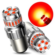 2x 1157 Rear Red Led Brake Stop Tail Light Parking Error Free Bulbs Plug Play