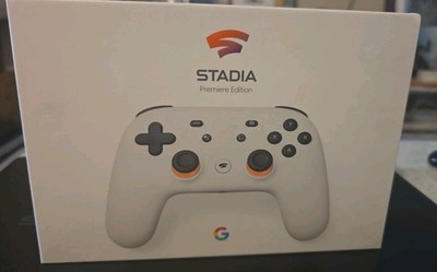 Google Stadia Premier Edition White Wireless Controller ONLY Controller 