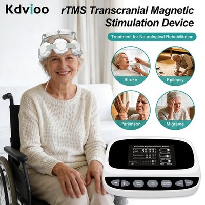 Repetitive Transcranial Magnetic Machine Deep Brain Care Mood Swing Relief Home