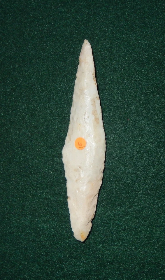 *HERMOSO CUCHILLO HARAHEY BURLINGTON CHERT* ENCONTRADO EN KANSAS CON CERTIFICADO DE AUTENTICIDAD JIM BENNETT C996 Foto 4 de 4