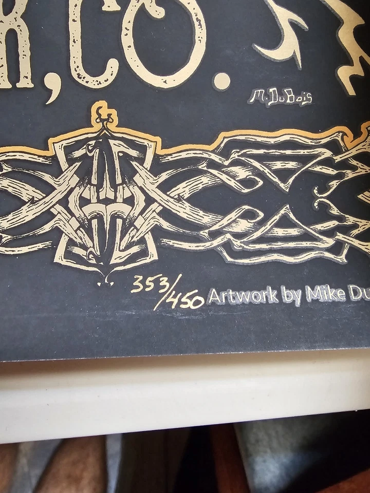 Black Sabbath 2016 Tour Poster Denver Colorado - Image 3 of 4