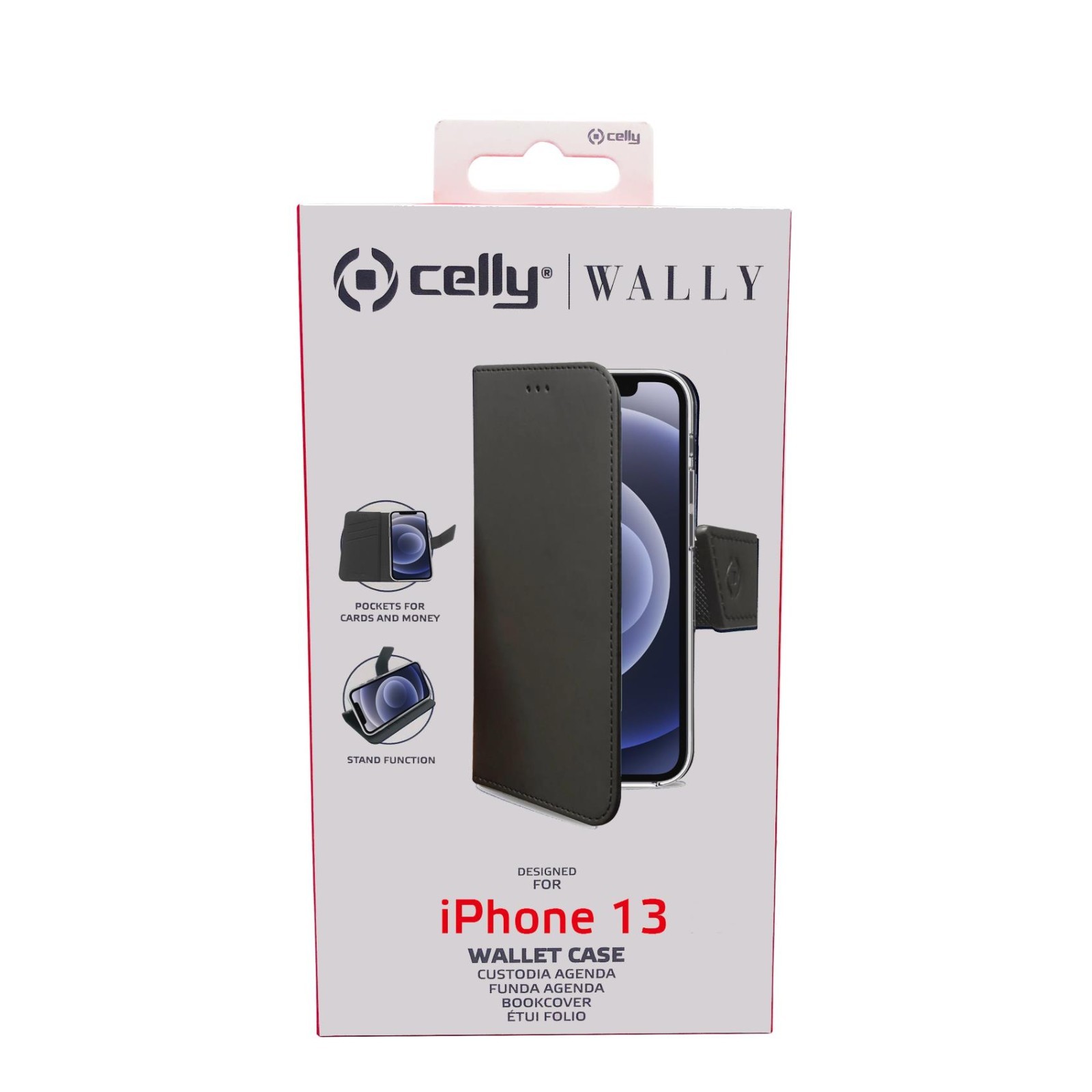 Cover per Apple iPhone 13 Custodia a libro pelle Flip Portafoglio