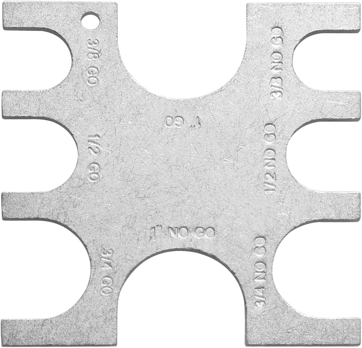 23080 PEX Crimp Tool Go/No-Go Gauge, 3/8 Inch Plumbing Fittings for SharkBite, P