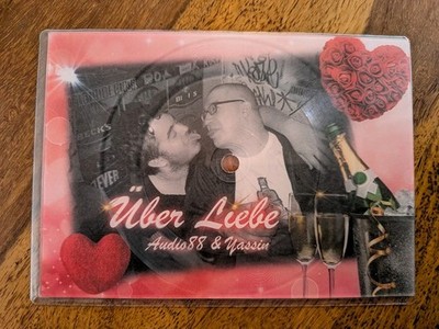 Audio88 & Yassin Über Liebe Vinyl-Postkarte Normale Musik