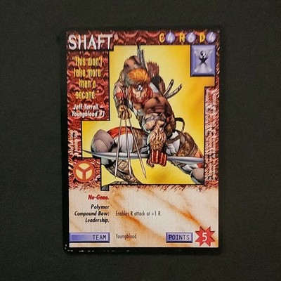 Wildstorms Collectible Card Game - Shaft Youngblood Regular Card