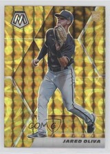 2021 Panini Mosaic Rookie Reactive Yellow Mosaic Prizm Jared Oliva #254 0a6