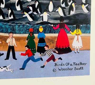 Jane Wooster Scott Birds of a Feather Penguins giraffe zoo
