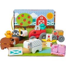 Spin Master Melissa & Doug - Blockables Bauer...