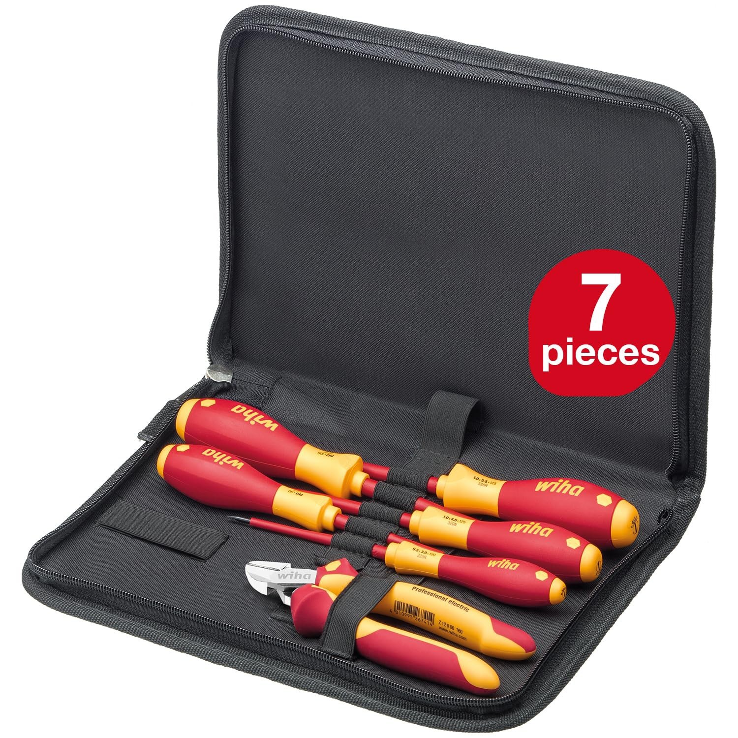 Wiha Six Piece Electrician's Tool Set 9300-018 Steel - Image 3
