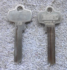 (1) BEST  Kaba   KB  Key Blank