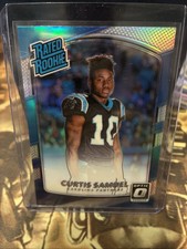 CURTIS SAMUEL 2017 Panini Donruss Football Optic RATED ROOKIE RC #196 PANTHERS