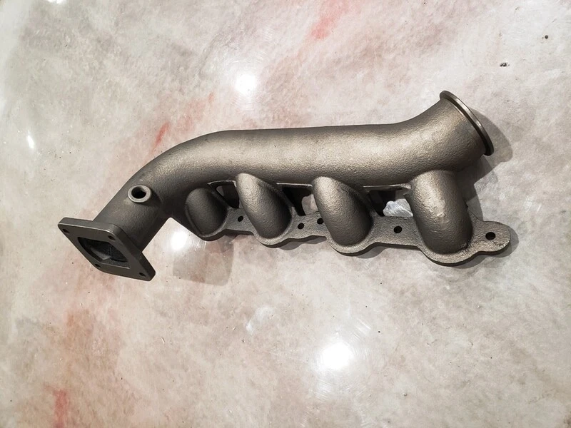 Single Turbo Hotpart T4 Manifold Vortec LS 4.8 5.3 6.0 6.2 Silverado Sierra CAST - Image 2 of 4