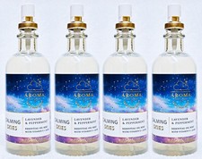 4 Bath  Body Works Aroma LAVENDER PEPPERMINT Calming Skies Body Mist 5.3 oz