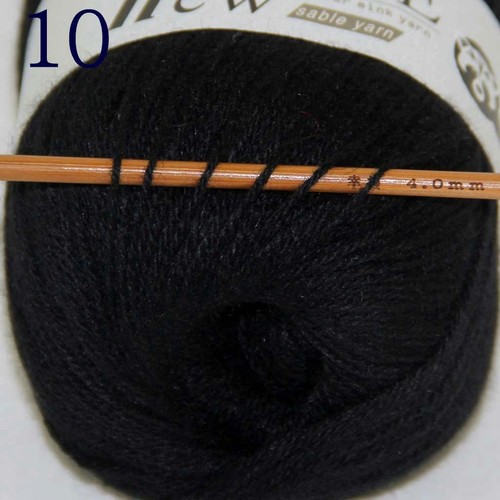 Sale 1X50gr Super Soft Warm Pure Sable Cashmere Shawls Hand Knit Crochet Yarn - Picture 14 of 39